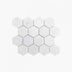 Marble Mosaic Hexagon 75mm Honed Carrara