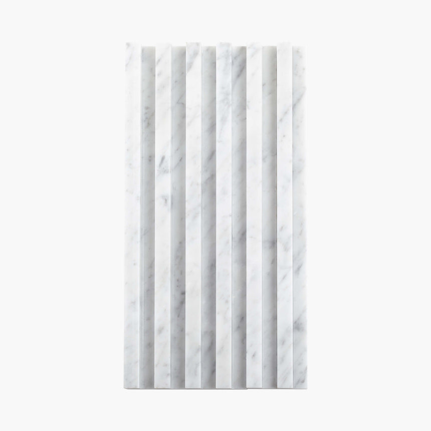 Natural-Marble-Mosaic-Slat-40x450-Carrara-Honed
