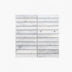 Marble Mosaic Kit Kat 25x150mm Honed Carrara