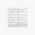 Marble Mosaic Kit Kat 36x150mm Honed Carrara