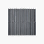 Marble Mosaic Triangle 20x145mm Honed Basalt