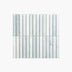 Marble Mosaic Triangle 20x145mm Honed Ming Green Sample