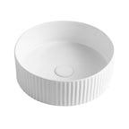 Marlo Above Counter Basin 400mm Round Matte White