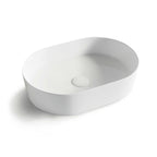 Quay Oval Basin 500x340mm Matte White
