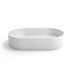 Hudson Oval Concrete Basin 600x350x120mm White