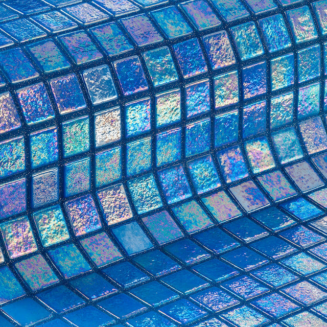 Spanish Ezarri Iris Ocean Glass Mosaic Ezarri Mosaic   