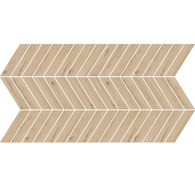 Oltre Chevron 540x110 Matt Natural Timber Look Tiles Everstone   