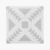 Pattern Tile 200x200 Matt Grey 211615 Encaustic Look Rectified Sample