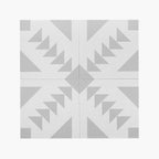Pattern Tile 200x200 Matt Grey 211615 Encaustic Look Rectified