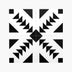 Pattern Tile 200x200 Matt White 21087 Encaustic Look Rectified Sample