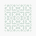 Pattern Tile 200x200 Matt Pale Green Encaustic Look Pressed Sample
