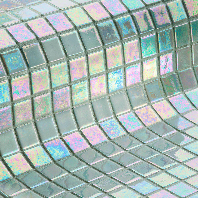 Spanish Ezarri Iris Perla Glass Mosaic Ezarri Mosaic   