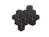 Porcelain Mosaic Diamond 83x48mm Matt Black Sample