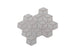 Porcelain Mosaic Diamond 83x48mm Gloss Grey Sample