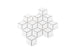 Porcelain Mosaic Diamond 83x48mm Gloss White Sample