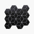 Porcelain Mosaic Diamond 83x48mm Matt Black
