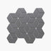 Porcelain Mosaic Diamond 83x48mm Matt Grey
