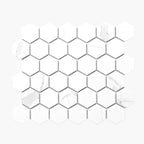 Porcelain Mosaic Hexagon 51x59mm Matt Carrara