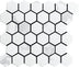 Porcelain Mosaic Hexagon 51x59mm Matt Carrara Sample