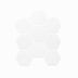 Porcelain Mosaic Hexagon 95x110mm Matt White