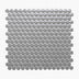 Porcelain Mosaic PennyRound D20mm Gloss Grey Sample