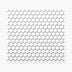 Porcelain Mosaic Penny Round D20 Matt White Sample