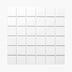 Porcelain Mosaic Square 48x48mm Matt White Sample