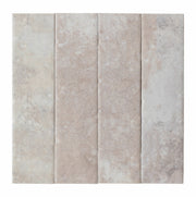Porcelain Subway 75x300mm matt bone tiles in stacked arrangement showing natural colour variation and aged finish by Tilemall