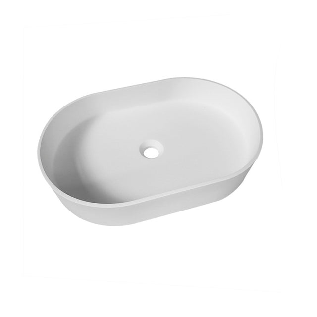 Noosa Solid Surface Basin 580x380mm Matte White Bathroom Basin Otti Australia   