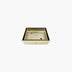 TM Tile Insert Floor Waste 115x115 mm Brushed Yellow Gold
