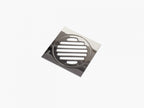 TM Square Floor Waste-M Chrome Finish 110x110 mm