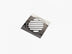 TM Square Floor Waste-M Chrome Finish 110x110 mm
