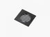TM Square Floor Waste-M Electroplate Black Finish 110x110 mm