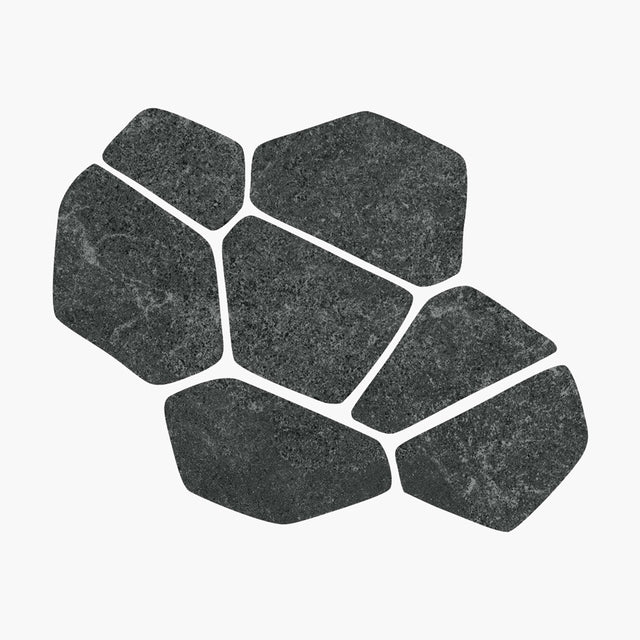 Yosemite Crazy Pave 605x760 Surface Tec Coal Stone Look Tiles Tilemall   