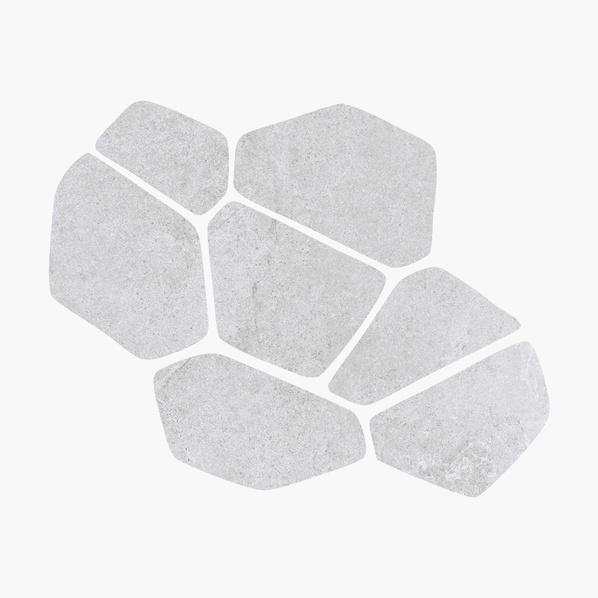 Yosemite Crazy Pave 605x760mm Surface Tec moon stone-look porcelain tiles in irregular pattern by Tilemall